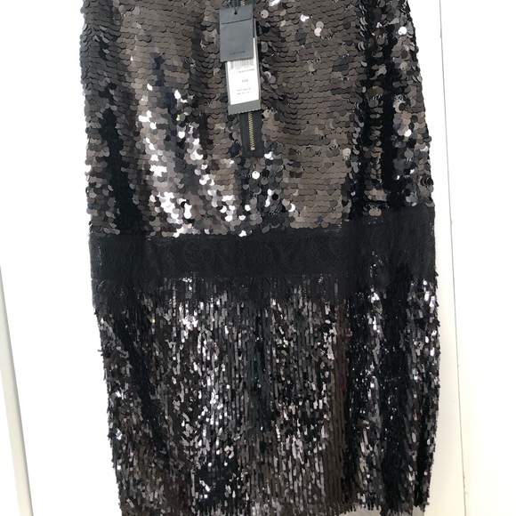 Beautiful BCBG sequin skirt XXS NWT - Picture 6 of 7